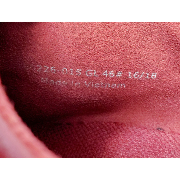 Camper Runner Shoes Mens 46 Red Leather Retro Lightweight Low Comfort Sneaker - Picture 12 of 13